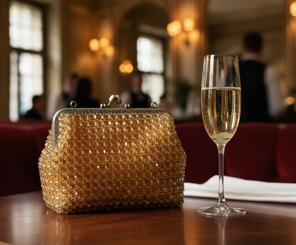 Borsa Cofanetto Ambra Dorata